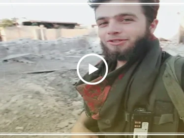 شاهد بالفيديو: عناصر غرفة "الفتح المبين" يوجّهون رسالة لقوّات النظام من داخل كفرزيتا بريف حماة