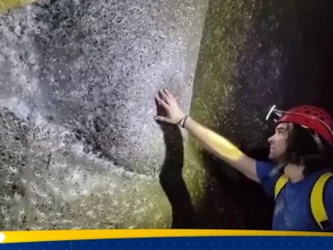 اكتشاف أكبر شبكة عنكبوت في العالم داخل “كهف الكبريت” بين ألبانيا واليونان - وكالة ستيب نيوز