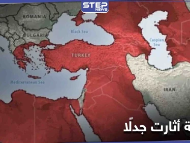 مستثنية إسرائيل.. خريطة للنفوذ التركي المتوقع بحلول 2050 تثير جدلًا واسعًا