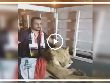 .شاهد بالفيديو|| مدّرب أسود عراقي يرّد على تهديدات الأمن بتفريق المتظاهرين بالكلاب البوليسية