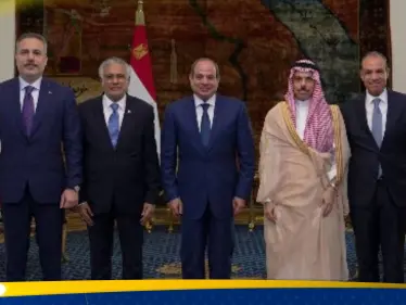 السيسي يستقبل وزراء خارجية 
