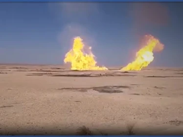 بالفيديو|| تعرض خط غاز سوري لاعتداء.. والأقمار الصناعية تكشف الدمار الذي خلفه الهجوم الأمريكي الأخير
