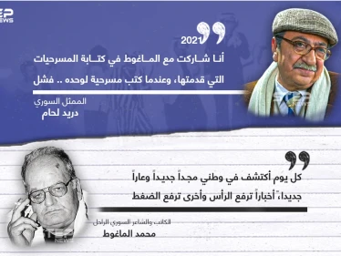 هل فعلاََ فشل الماغوط بانفصالهما .. بينما استمر دريد لحام بنجاحه؟