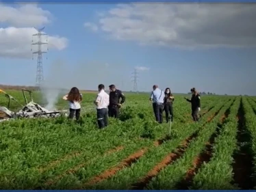 شاهد بالفيديو: تحطم طائرة إسرائيلية شمال جنين ومقتل طاقمها