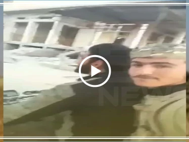 شابان يوثقان لحظة مقتلهما بقصف لقوات النظام على بلدة التح جنوبي إدلب (فيديو)