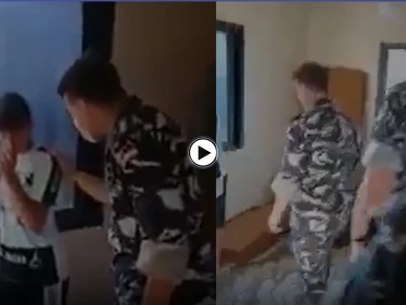 بالفيديو|| قيدته بالسلاسل 72 ساعة.. قوى الأمن اللبناني تداهم منزل الأم في وادي جيلو وتحرر ابنها