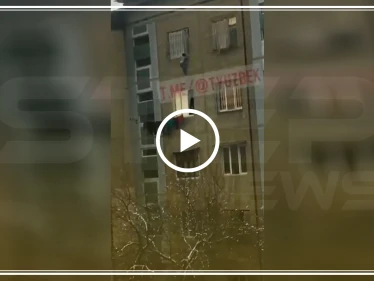 بالفيديو|| "بطانية" تنقذ طفلًا صغيرًا من الموت عقب سقوطه من الطابق الثالث!
