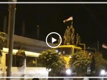 شاهد بالفيديو|| اللحظات الأولى من دخول قوات النظام السوري مدينة كوباني، هذا ما فعله الأهالي!