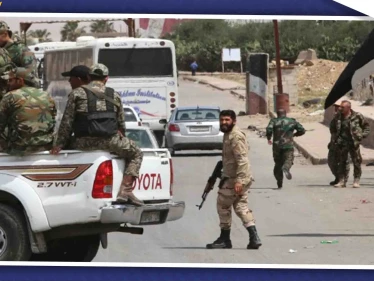  احتجاجات وقطع طرقات شرقي درعا لاعتقال قياديين في صفوف الفيلق الخامس