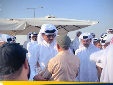 تشييع قتلى القصف الإسرائيلي على الدوحة بمشاركة أمير قطر وقياديين من حماس