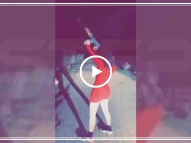 بفستان أحمر قصير.. أنجي خوري تطلق الرصاص وتهدد كارهيها بالقتل (فيديو)