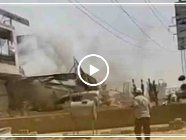 شاهد بالفيديو: اللحظات الأولى لانفجار مستودع ذخيرة بمدينة الدانا جنوبي إدلب