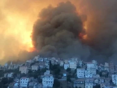 بالفيديو|| لحظات مروعة يعيشها سكان تيزي وزو.. مع ارتفاع أعداد الضحايا وزير الداخلية الجزائري يؤكد أنها "مفتعلة"
