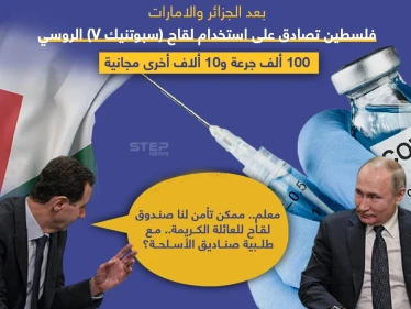 فلسطين تصادق على 100 ألف لقاح مضاد لفايروس كورونا .. وروسيا تضيف 10 آلاف مجاناً