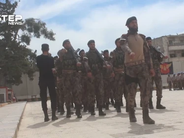 تخريج دفعة جديدة من قوات الشرطة والقوات الخاصة في مدينة الباب بريف حلب