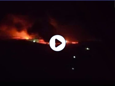 بالفيديو|| قصف جويّ هو "الأعنف" على مواقع الميليشيات الإيرانية بـ ديرالزور يخلّف قتلى وجرحى