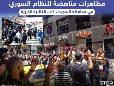 من مظاهرات السويداء اليوم