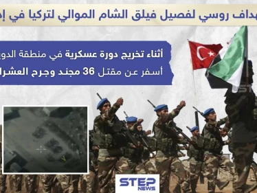 استهداف روسي لفصيل فيلق الشام المدعوم تركياً في إدلب