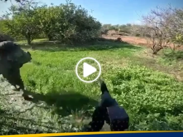 شاهد|| كاميرا مثبتة على خوذة جندي إسرائيلي توثق معركة مع مقاتلين فلسطينيين في شمال غزة