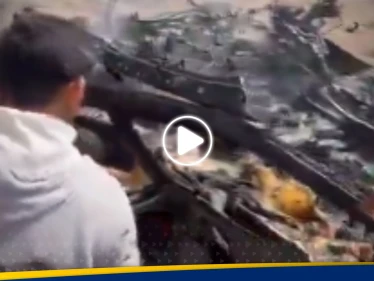 شاهد|| اللحظات الأولى لاغتيال مدير مباحث رفح ونائبه على يد إسرائيل