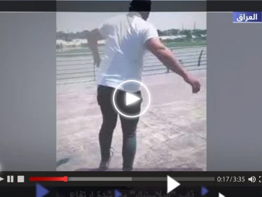 شاهد || عراقي يوثّق ذوبان نعله والتصاقه بالأرض من شدة الحرارة