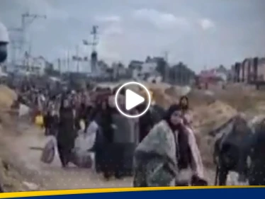 بالفيديو|| كاميرات مراقبة إسرائيلية على طرق النزوح بغزة تؤدي لاعتقال المئات بعد التعرف عليهم