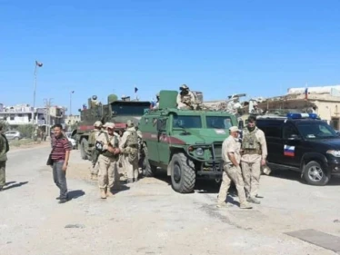 انفجار عبوة ناسفة على الأوتوستراد الدولي دمشق عمان بمدرعة روسية وسقوط جرحى