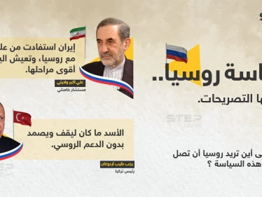 تصريحات متعددة، تُظهِر سياسة روسيا في المنطقة