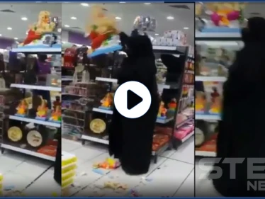 بالفيديو|| بحرينية تحطم تماثيل هندوسية بمحل تجاري.. والسلطات تتحرك