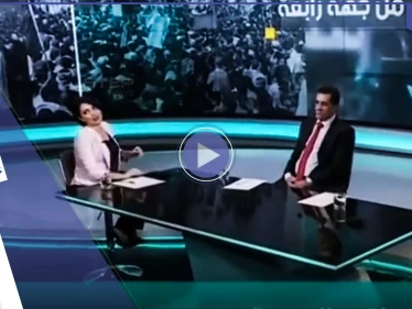 بالفيديو|| أنصار الصدر يقتحمون قناة تلفزيونية عراقية بسبب تصرف مذيعة