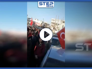بالفيديو || مظاهرات في الشمال السوري داعمة للعملية التركية ضد النظام السوري.
