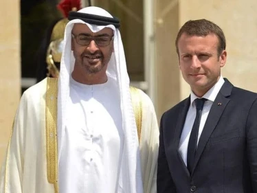 الرئيس الفرنسي يصل الإمارات وولي عهد أبو ظبي يستقبله في معرض "إكسبو 2020 دبي"