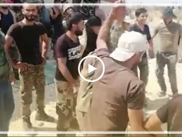 بالفيديو || جنود النظام يحتفلون بـ "الدبكة" على مشارف خان شيخون جنوب ادلب !