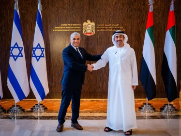 وزيرا خارجية الإمارات وإسرائيل يتفقان على عدة نقاط بينها ما يخص الصراع في الشرق الأوسط