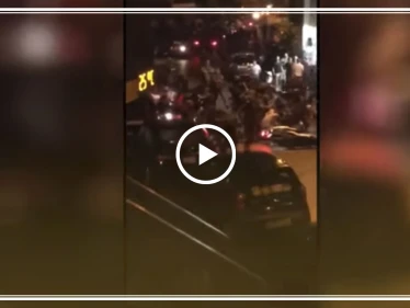 شاهد بالفيديو|| لحظة تصدي الجيش اللبناني لأنصار حزب الله في بيروت