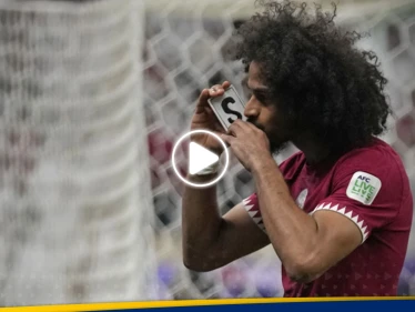 أكرم عفيف يكشف سر احتفاله المثير للجدل أمام الأردن في نهائي كأس آسيا (فيديو)