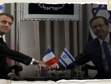 بعد الغضب بتل أبيب.. ماكرون يتراجع عن موقفه ويتصل بهيرتزوغ للتوضيح