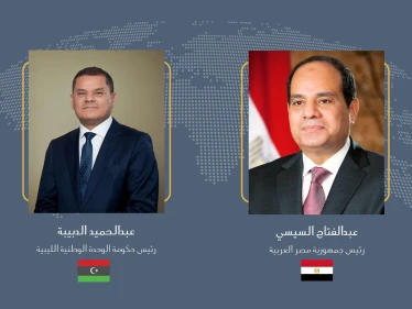 بعد نيل حكومته الثقة.. رئيس حكومة الوحدة الوطنية الليبية يتلقى اتصالاً هاتفياً من الرئيس المصري