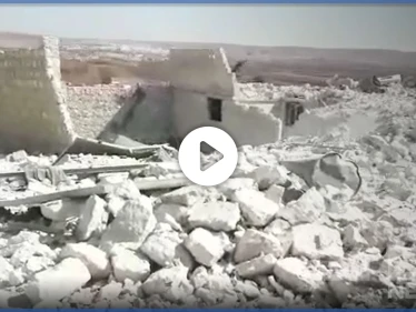 بالفيديو|| هيئة تحرير الشام تفجر منازل المدنيين في تلعادة وتحاصرها بالأسلحة الثقيلة