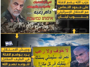 حرب لافتات بين حزب الله وإسرائيل جنوب لبنان!