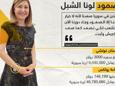صمود من نوع آخر ... إطلالة لونا الشبل وصلت تكلفتها لما يقارب 150 ألف دولار ، فهل تعتبر من الصامدين بوجه الحصار؟!