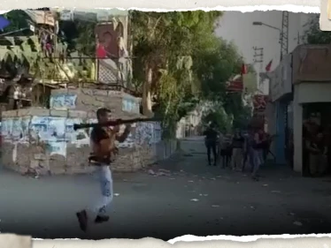 بالفيديو|| اشتباكات عنيفة في مخيم عين الحلوة للاجئين الفلسطينين في لبنان بعد مقتل قيادي بفتح