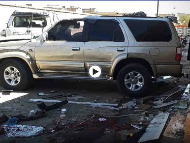 بالفيديو|| انفجار قنبلة في مسيرة تأييد للفلسطينيين في باكستان يودي بحياة 6 أشخاص