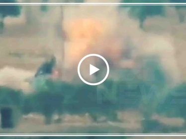 بالفيديو|| صاروخ موجه يحول عناصر النظام السوري إلى أشلاء شرقي إدلب.. وفصيل يعلن النفير بالمنطقة