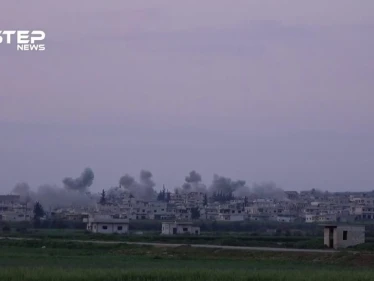 قصف مكثف من قوات النظام على مدينة كفرزيتا بريف حماة الشمالي - وكالة ستيب نيوز