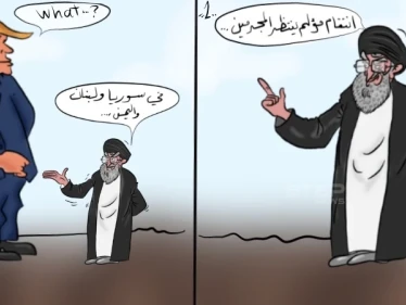 كاريكاتير: انتقام الخميني لسليماني!