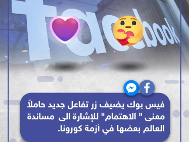 فيسبوك يضيف تفاعل جديد لمساندة العالم بعضها في أزمة كورونا