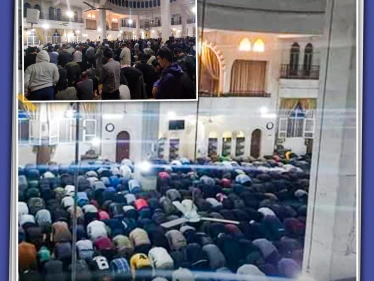 صلاة التراويح في مدينة إدلب ليلة البارحة