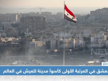 دمشق في المرتبة الأولى كأسوأ مدينة للعيش في العالم