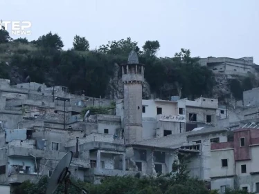 أذان المغرب من مسجد بداما الكبير غرب إدلب